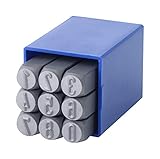 GRAVUREM-SR Jeu chiffres à frapper 0-9 / 4mm