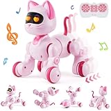 VEVOR Robot Jouet Enfants Télécommandé Chat RC Intelligent,