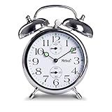 Réveil mécanique avec sonnerie classique, aiguilles