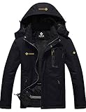 GEMYSE Homme Veste de Ski Imperméable de Montagne Manteau