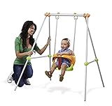 Smoby - Portique Métal Baby Swing - Balançoire Enfant