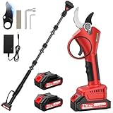 Sécateur Électrique Sans Fil, 2 in 1 Sécateur Télescopique