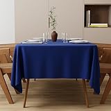 Zdada Nappe bleu marine 85 x 85 cm – Nappe carrée,