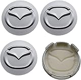 lvjiena 4 pièces Cache Moyeu pour Mazda Atenza MX3