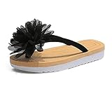 Pantoufles Femme Xia Flat Bottom Sweet Big Flower Flip