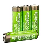 Amazon Basics Piles Rechargeables AA Haute Capacité,