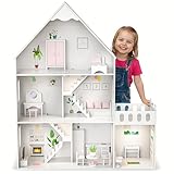 Barbie Grande Maison de poupée en Bois de 118 cm –