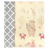 Tapis Bebe XXL Réversible Sweety Fox - Tapis Enfant