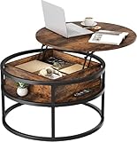 YITAHOME Table Basse Relevable avec Rangement Caché,