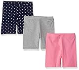 Spotted Zebra Shorts Cycliste Fille, Lot de 3, Bleu