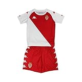 Kappa Kombat Kit Home Monaco Maillots Enfant Blanc/Rouge