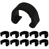 ANCLLO 10 PCs Black Metal C-Clips Pinces U-Clips Boucle