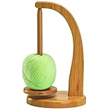 Dérouleur de laine, support magnétique en bois rotatif,