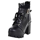 Bottines Femme Talons Epais Pas Cher Bottes A Talon