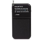 Sanyo Ks129 Radio de poche Noir/vert