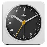 Braun Classic Analogue Alarm Clock with Snooze and