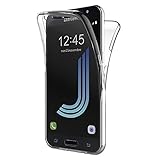 AICEK Coque Samsung Galaxy J5 2016, 360°Full Body Transparente