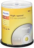 Philips Spindle 100 CD-R 700 Mo 80 mins 52x 908210002426