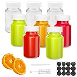 Fervalyna 8 Pcs Mini Bouteille Verre, Pots Yaourts