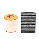 PIEXX 2pcs Auto Air Filtre Cabin Cabine Filtre Suite