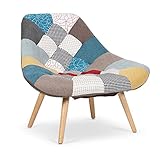 Menzzo Danios Fauteuils, Tissu, Multicolore, Taille