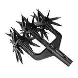 Râteau de Jardin, Cultivateur Rotatif Réglable, Largeur