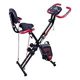 EVOLAND Vélo d'Appartement Pliable, Fitness Spinning,