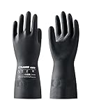 LANON Gants de Protection Chimique en Caoutchouc Naturel,