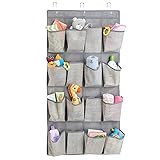 mDesign étagère suspendue avec 16 poches pour le rangement