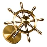 RUNROTOO Ornement de Barre Laiton Rotatif Style Méditerranéen