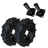 Roues pneumatiques Motoculteur 400 x 8 poignées