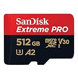 SanDisk Extreme PRO 512 Go microSDXC, Carte micro sd