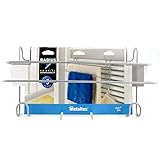 Metaltex - Porte-Serviettes Double + 2 Crochets - Radius