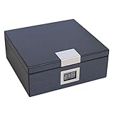 Case Elegance Humidor moderne en fibre de carbone avec