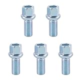 Orivin Lot De 5 Boulons De Roue En Alliage M14 X 1,5,