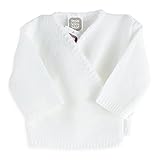 Trois Kilos Sept Brassière Bébé en Tricot Blanc