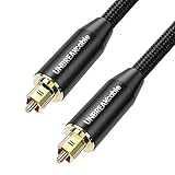 UNBREAKcable Cable Optique Audio 2M en Nylon Tressé