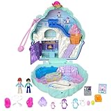 Polly Pocket Coffret Pingouin des Neiges avec 2 Mini-Figurines,