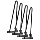 SOULONG Lot de 4 Pcs Pieds de Table Basse en Épingle