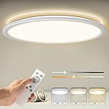 CGSGDK Plafonnier Led Dimmable Avec Télécommande, Plafonnier