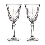 DIAMANTE Chatsworth Lot de 2 verres à vin en cristal