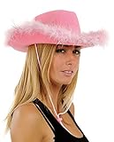 P'TIT CLOWN 21303 Chapeau Feutre Cow Girl avec Plumes