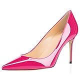 elashe Escarpins Femme Bout Pointu Talon Aiguille,