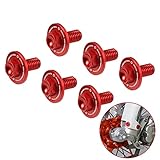 NICECNC Rouge Boulons de Protection de Fourche Avant