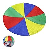 Ballery Jeu Parachute, 2 Mètre Parachute de Couleur