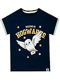 HARRY POTTER T-Shirt Fille Hogwarts Bleu 6-7 Ans