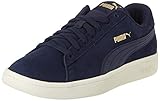 PUMA Smash V2, Baskets Mixte, Peacoat Gold Whisper