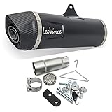 Pot d'échappement arrière LeoVince SLIP-ON SBK NERO,