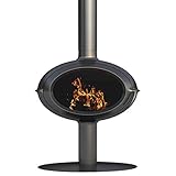 Poêle À Bois Fonte 7kw Noir - P648114