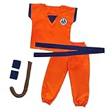 papapanda Enfant Déguisement pour Dragon Goku San Survêtement